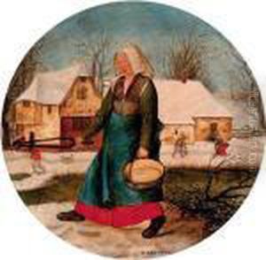 Proverb: 'the Nest Robber' by Pieter The Younger Brueghel