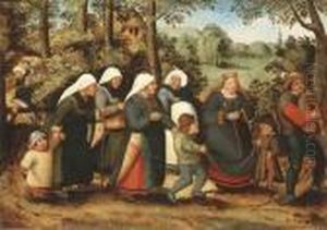 The Procession Of The Bride by Pieter The Younger Brueghel