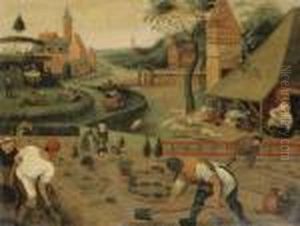 An Allegory Of Spring by Pieter The Younger Brueghel