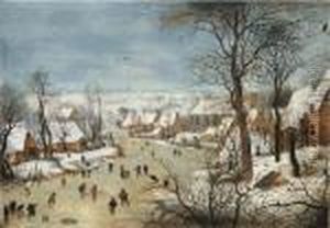 The Birdtrap by Pieter The Younger Brueghel