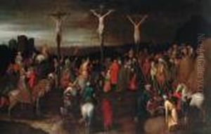 The Crucifixion by Pieter The Younger Brueghel