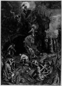 The Resurrection (bast., Holl. 114; Lari 109) by Pieter The Younger Brueghel