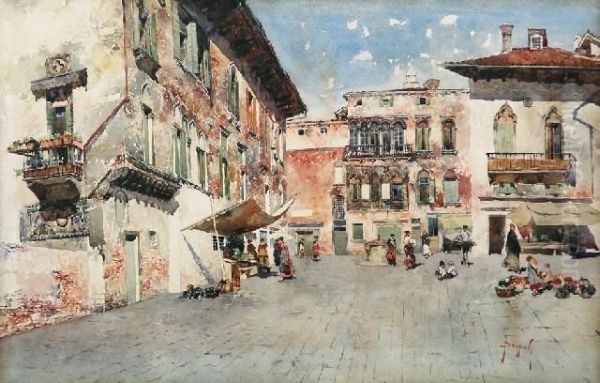 Italian Piazza - view 1