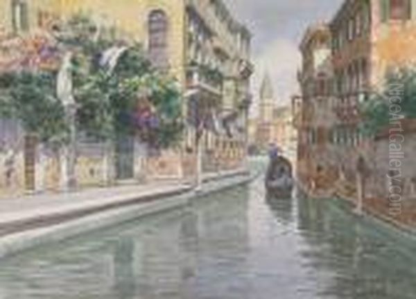 Canale Veneziano Con Gondola - view 1