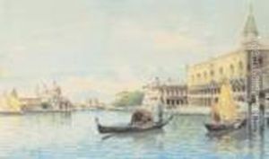 Veduta Di Venezia by Emanuele Brugnoli