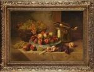 Assiette Aux Peches Et Aux Raisins Assiette Aux Peches Et Aux Raisins