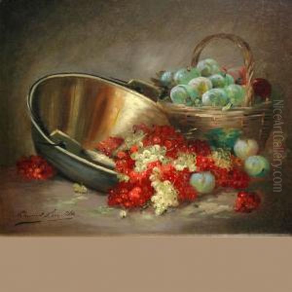 Still Life With Fruit And Copper Bowl - view 1