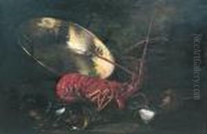 Nature Morte Au Cuivre Et A La Langouste