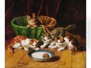 La Ronde Des Chats by Alphonse de Neuville