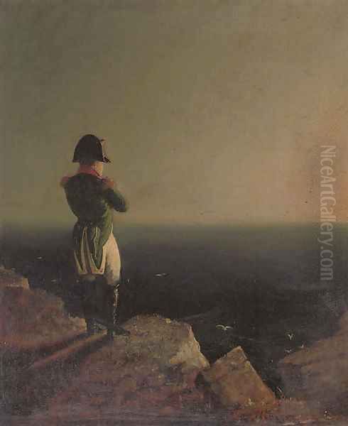 Napoleon Bonaparte musing at St Helena by Benjamin Robert Haydon