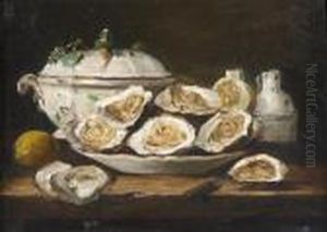Nature Morte Aux Huitres Et A La Faience Nature Morte Aux Huitres Et A La Faience