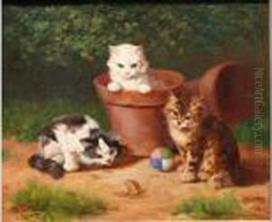 Les Chatons Et L'escargot