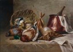 Jachtstilleven by Alphonse de Neuville
