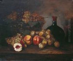 Nature Morte Aux Fruits Et A La Carafe