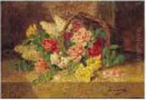 Panier Fleuri Renverse - view 1