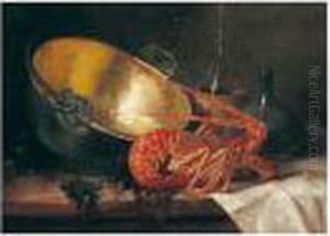 Homard, Moules Et Chaudron by Alphonse de Neuville