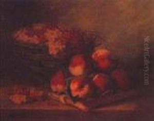 Still Life Of Peaches And Berries Still Life Of Peaches And Berries