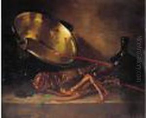 Composition A La Langouste Et Au Cuivre by Alphonse de Neuville