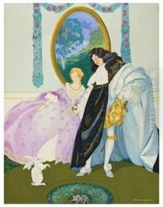 Le Roi Regarda Le Petit Lapin by Umberto Brunelleschi
