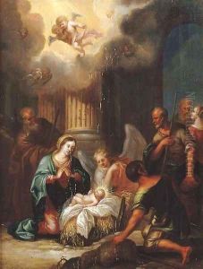 The Adoration of the shepherds by Joseph The Elder Heintz