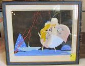 Kissing Couple by Umberto Brunelleschi
