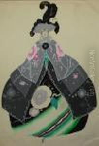 Gouache On Paper
Theatrical Costume Design For A Lady by Umberto Brunelleschi