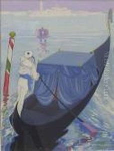 Venetian Gondola by Umberto Brunelleschi