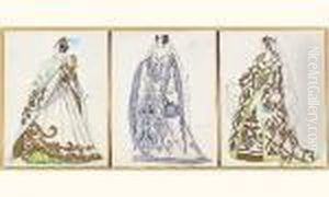 Projets De Costumes Feminins by Umberto Brunelleschi