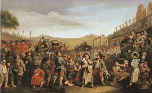 The Execution of Thom Idle at Tyburn - view 1