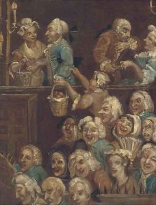 The laughing audience by William Hogarth