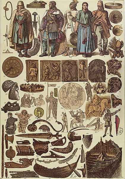 Scandinavian Costumes and Objects up until 1200 - view 1