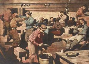 The Woods Supper by George Hawley Hallowell