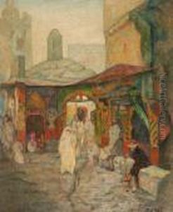 "cafe Maure" by Anselmo Bucci