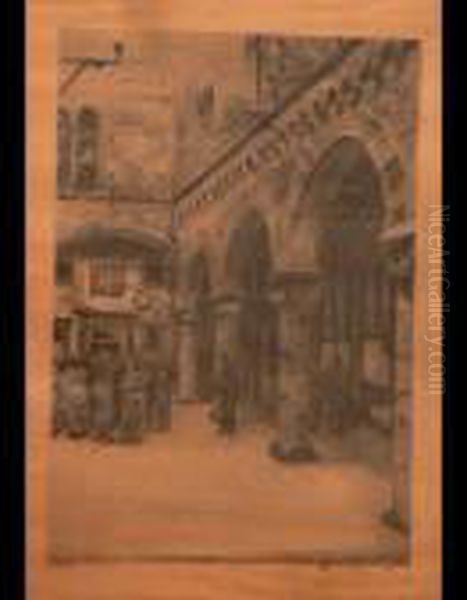 Interno Del Cortile Di Palazzo S.giorgio - view 1