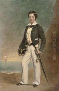 Portrait of Captain Henry Fairfax of the Royal Navy as a cadet by Henry Hainsselin