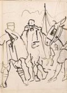 Militari Al Fronte by Anselmo Bucci