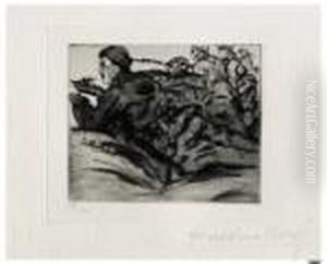 "l'ennemi Est En Vue" 1919 by Anselmo Bucci