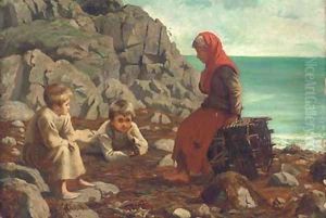 Waiting on the shore by James Clark Hook