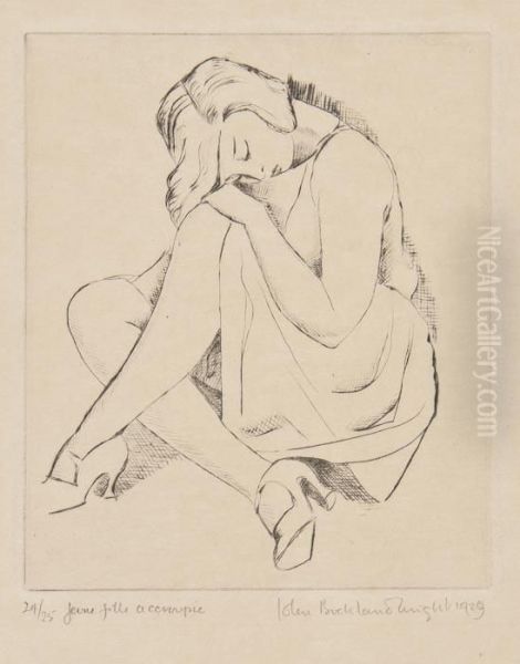 Jeune Fille Accroupie - view 1