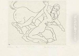 L' Enlevement(the Abduction) by John Buckland-Wright