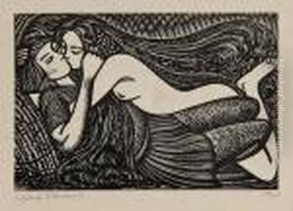 Yea,
She Laid Hold Upon Me - view 1