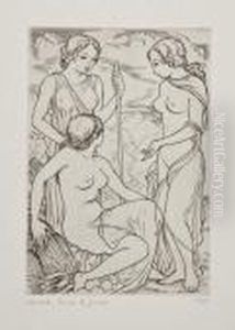 Venus,
Ceres And Juno by John Buckland-Wright