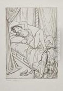 Rosette Asleep by John Buckland-Wright