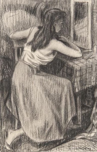 Girl At Dressing Table - view 1