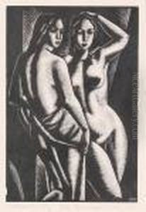 Two Women No.2 by John Buckland-Wright
