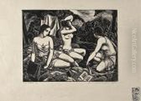 Three Bathers - view 1
