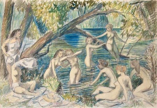 'nude Bathers"" - view 1