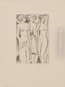 Trois Femmes by John Buckland-Wright