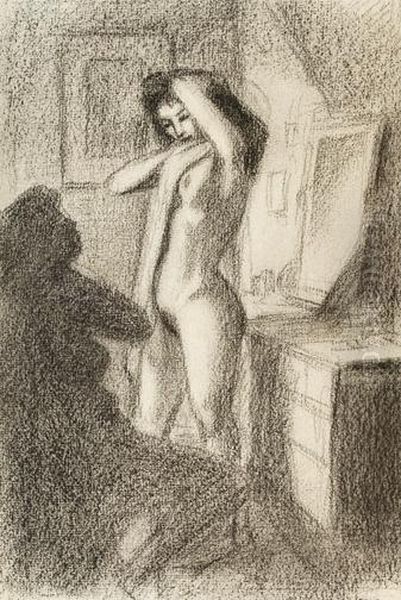 Woman Undressing - view 1