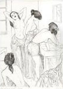 Dressmaking, Reviel Au Matin by John Buckland-Wright